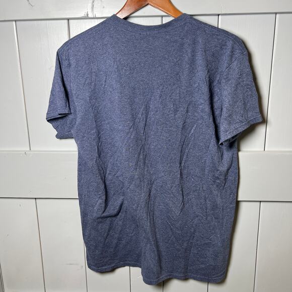 Realtree Men's Antler Logo Tee in Blue Size M (38-40) - Picture 5 of 5